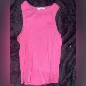 Pink tank top size small